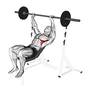 barbell incline shoulder raise