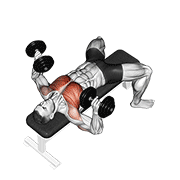 dumbbell bench press