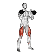 kettlebell front squat