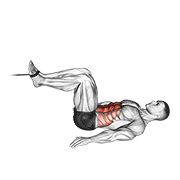 cable reverse crunch
