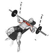 barbell wide reverse grip bench press